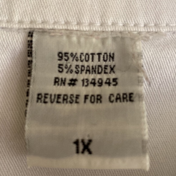 Ladies White rhinestone studded denim jacket. - Picture 9 of 9